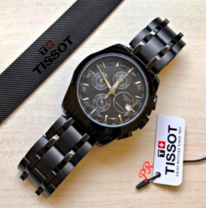Tissot Ts-0165 Black Chronograph New Stylish Branded Men's Watch For Man Looks Good On Jacket for Man