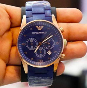 Blue Chronograph Analog Blue Dial Men's Watch for Man AR5806