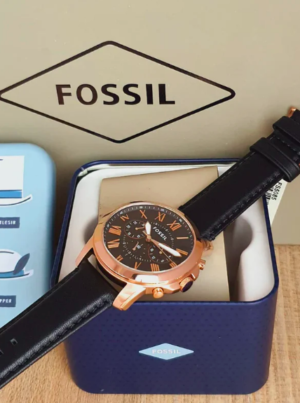 fossil-chronograph-black-rosegold-dial-leather-mens-watch-fs-4813