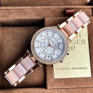 MK Women Formal Wear Ladies Watch Round Dial For Personal Use MK-9932